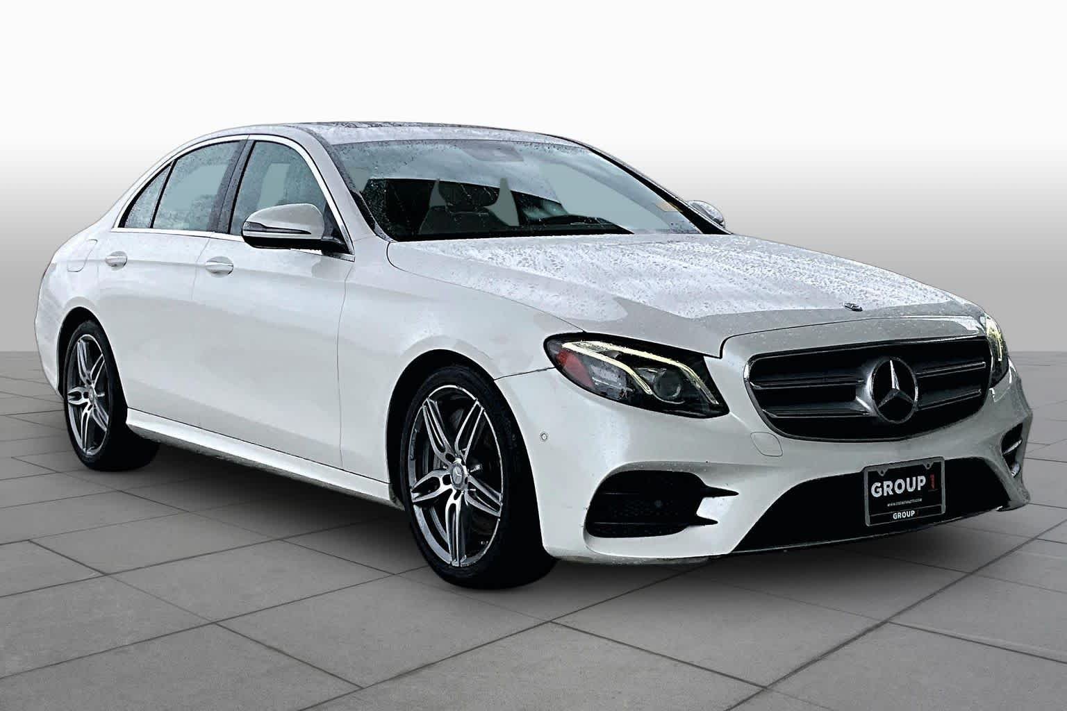 Used 2017 designo Diamond White Metallic Mercedes-Benz E 300 Sport image 3
