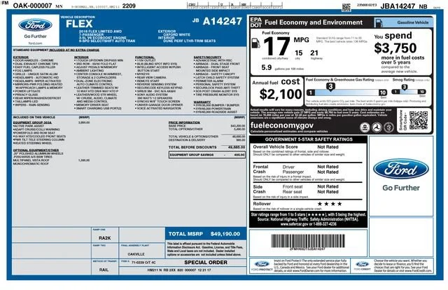 Used 2018 Oxford White Ford Limited EcoBoost image 19