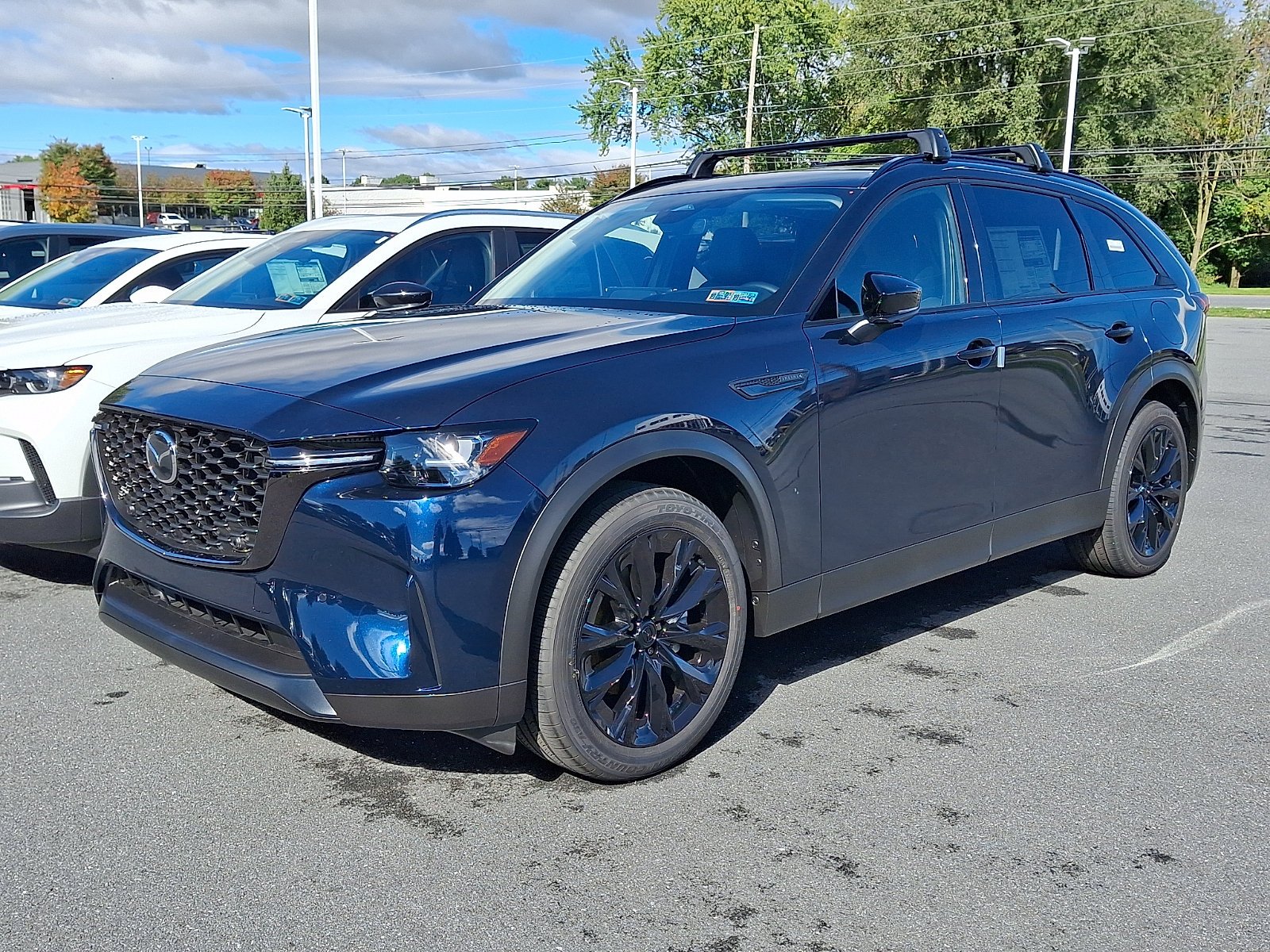 New 2026 Deep Crystal Blue Mica Mazda Premium Sport image 3