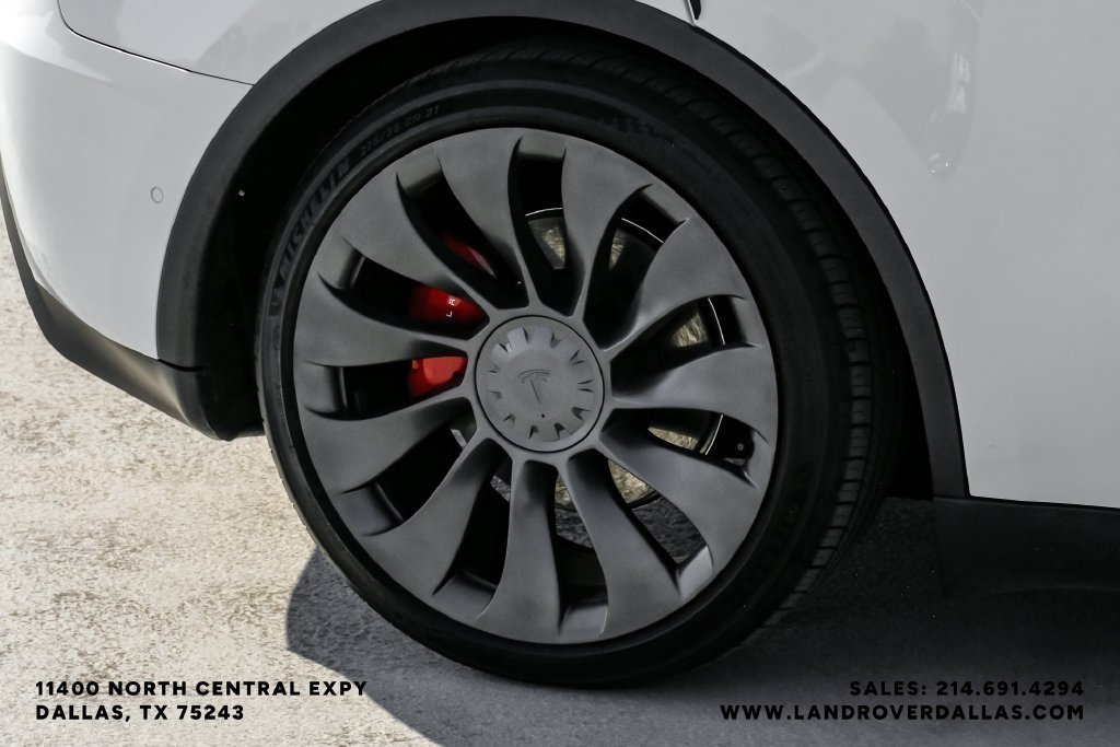 Used 2022 Pearl White Multi-Coat Tesla Performance image 39
