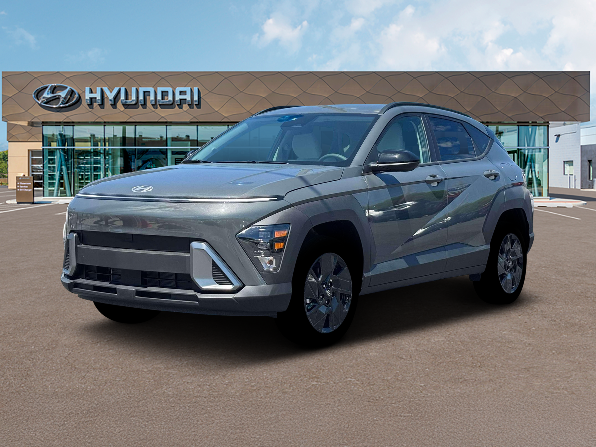 New 2026 Gray Hyundai SEL Sport AWD image 1