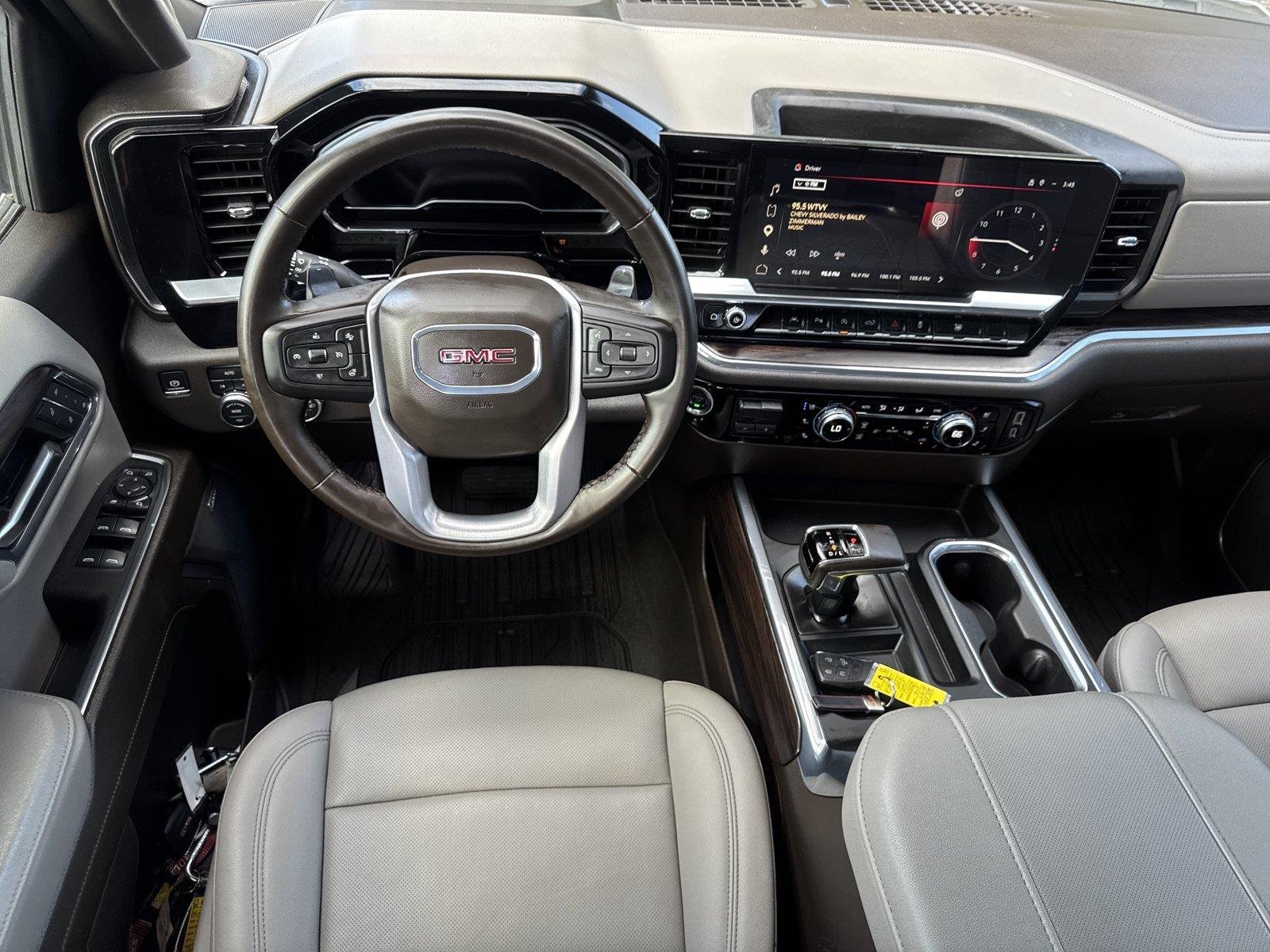 Used 2024 White Frost Tricoat GMC SLT image 14