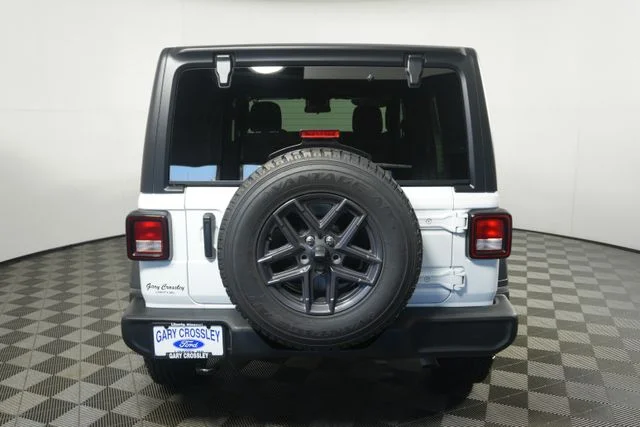 Certified Used 2025 Bright White Clearcoat Jeep Sport S image 4