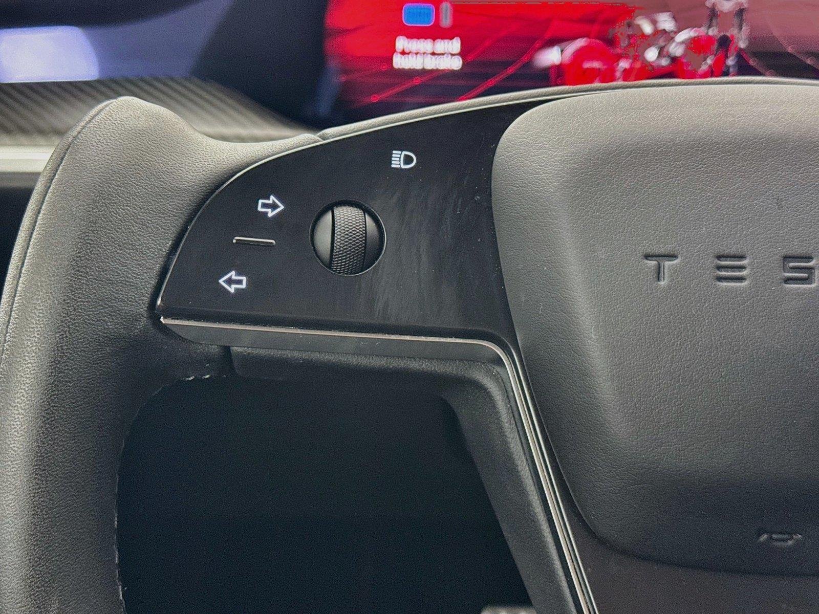 Used 2021 Solid Black Tesla Plaid image 17