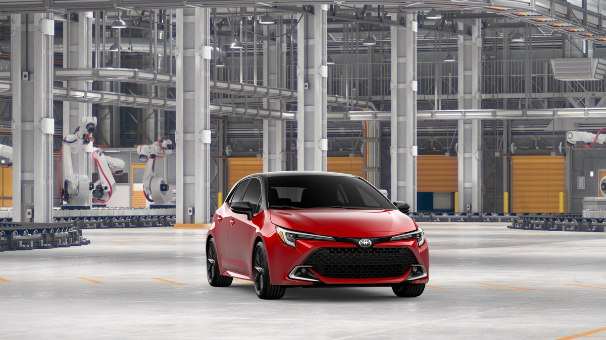 New 2027 Finish Line Red with Black roof Toyota XSE image 16