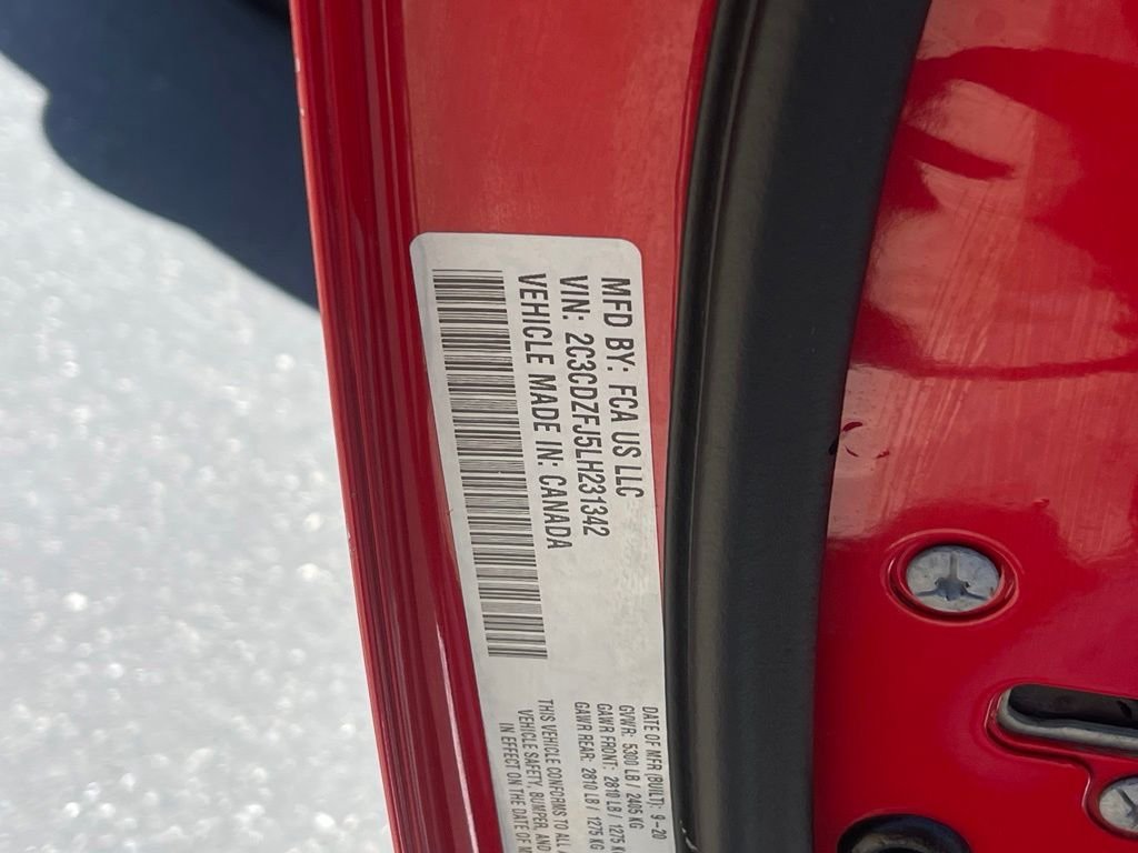 Used 2020 Red Dodge R/T Scat Pack Widebody image 23