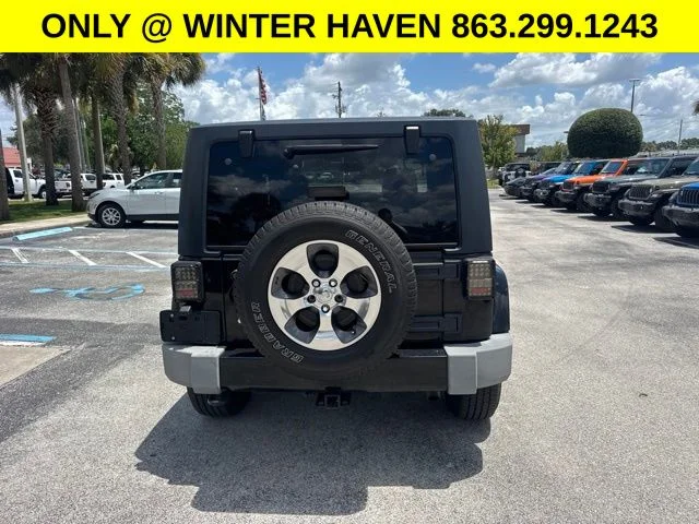 Used 2017 Black Jeep Sahara image 3