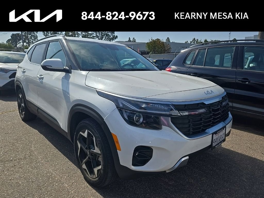 Used 2024 White Kia EX image 1
