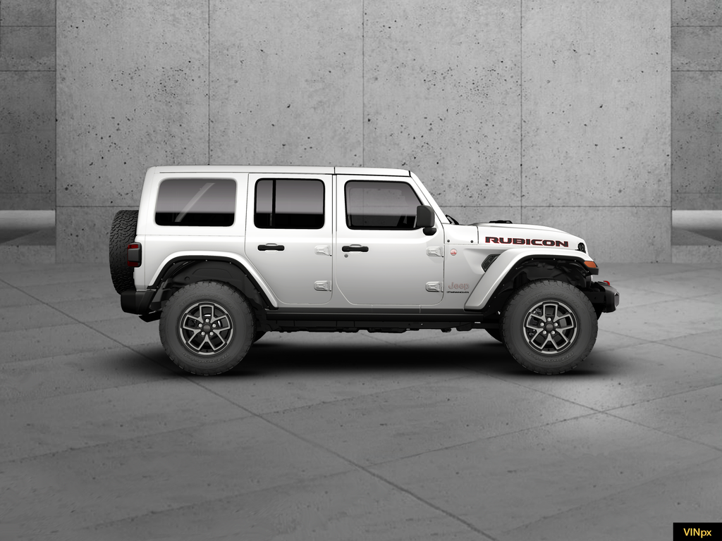 New 2026 Bright White Clear-Coat Exterior Paint Jeep Rubicon image 8