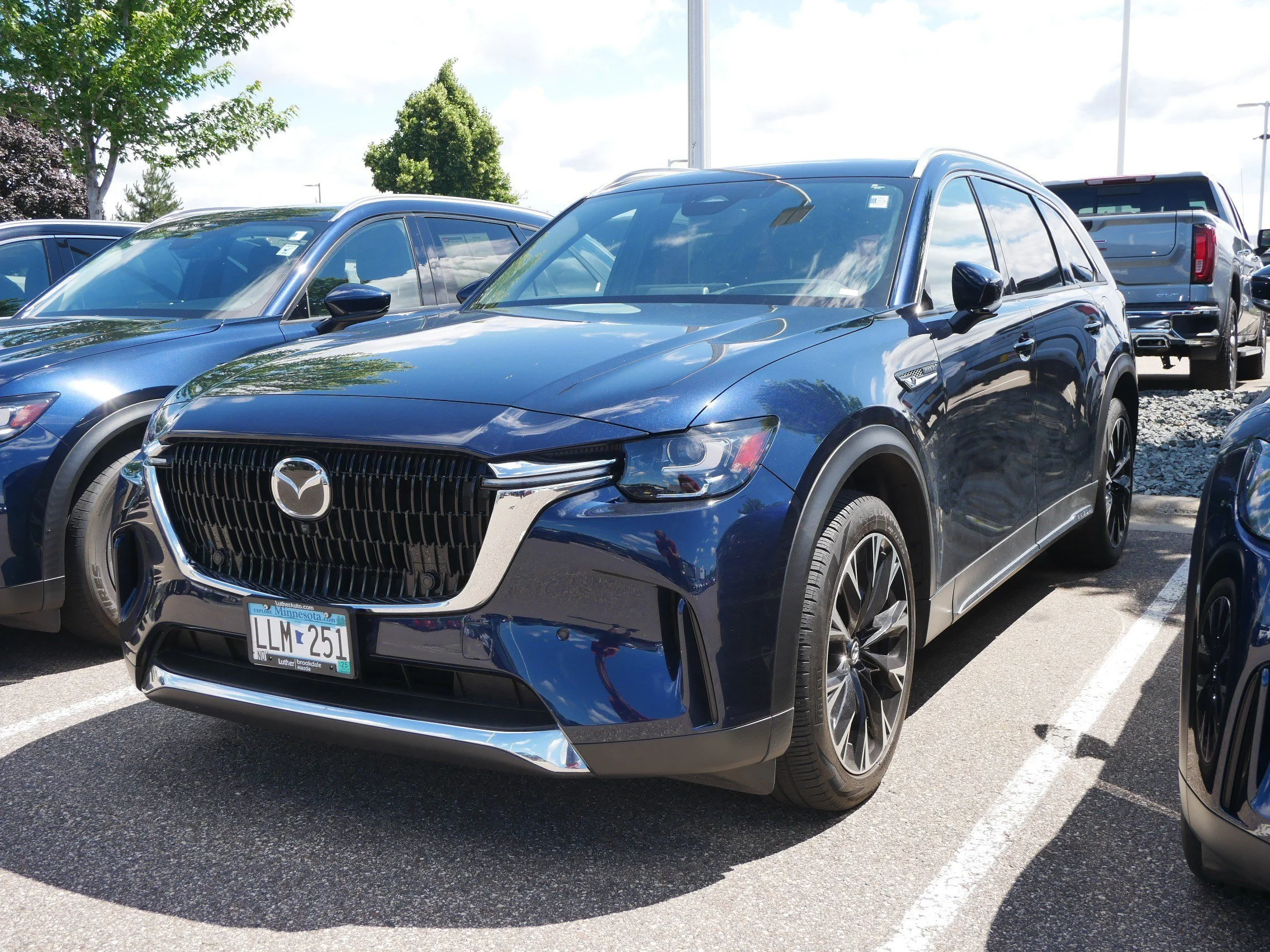 Used 2024 Deep Crystal Blue Mica Mazda Premium Plus image 3