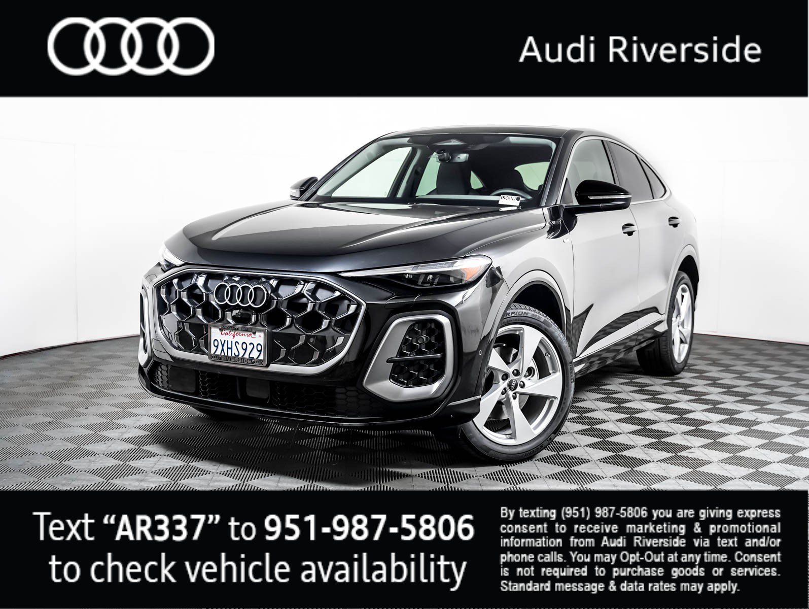 Used 2025 Mythos Black Metallic Audi Premium Plus image 1