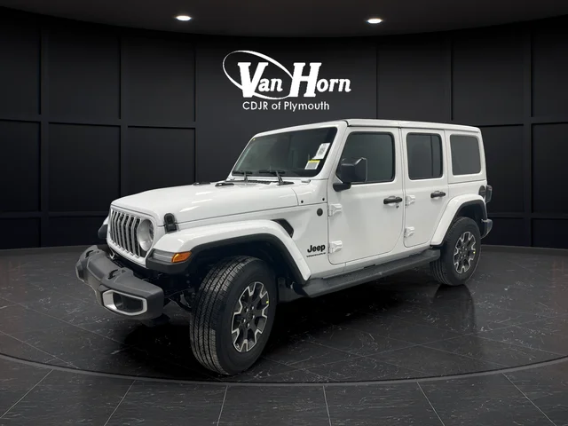 New 2026 Bright White Clear-Coat Exterior Paint Jeep Sahara image 7