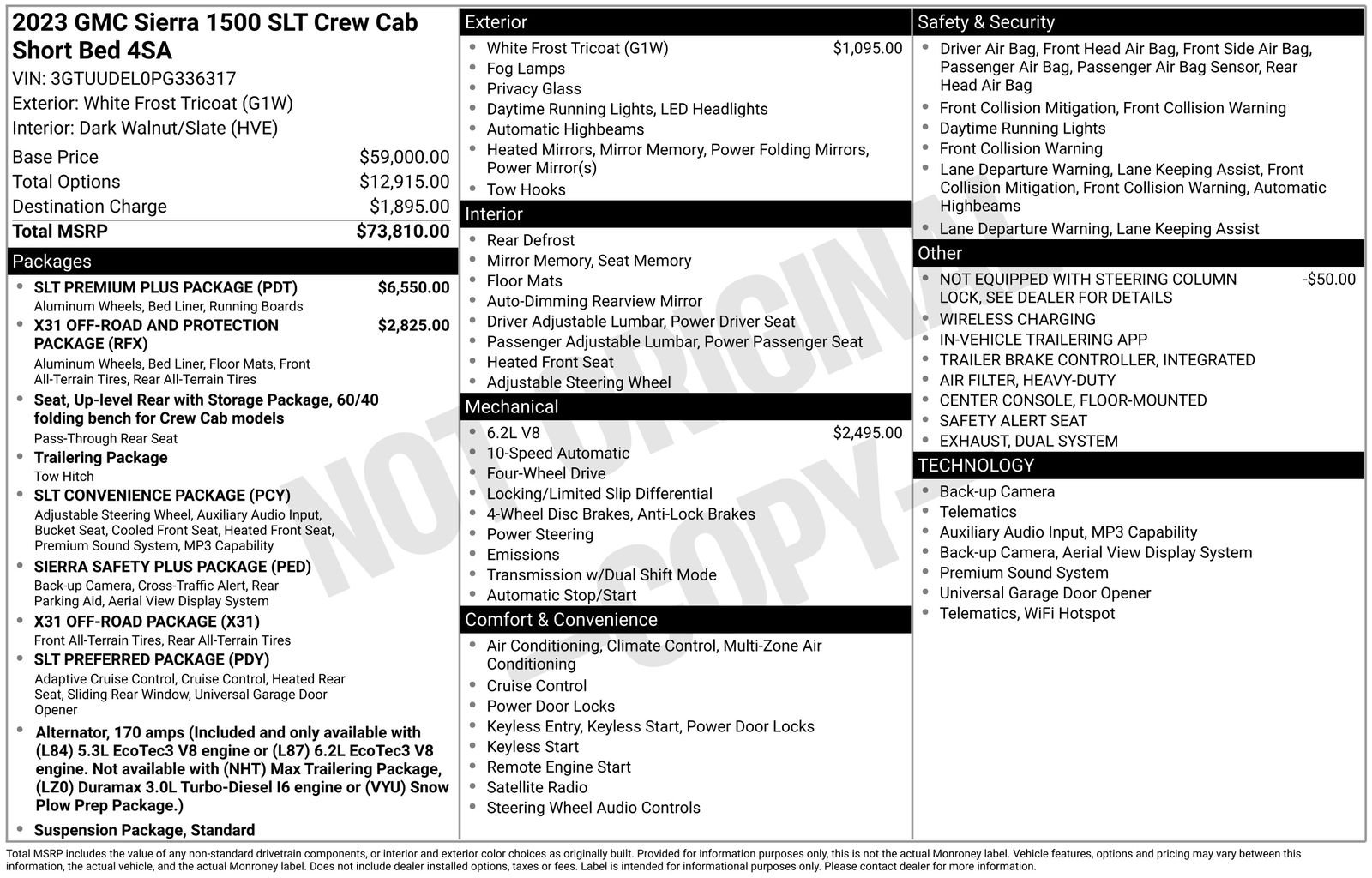 Used 2023 GMC Sierra 1500 SLT with VIN 3GTUUDEL0PG336317 for sale in Brainerd, Minnesota