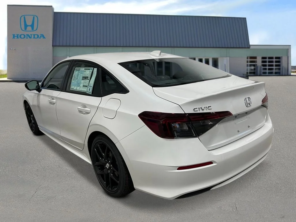 New 2025 Platinum White Pearl Honda Sport image 3
