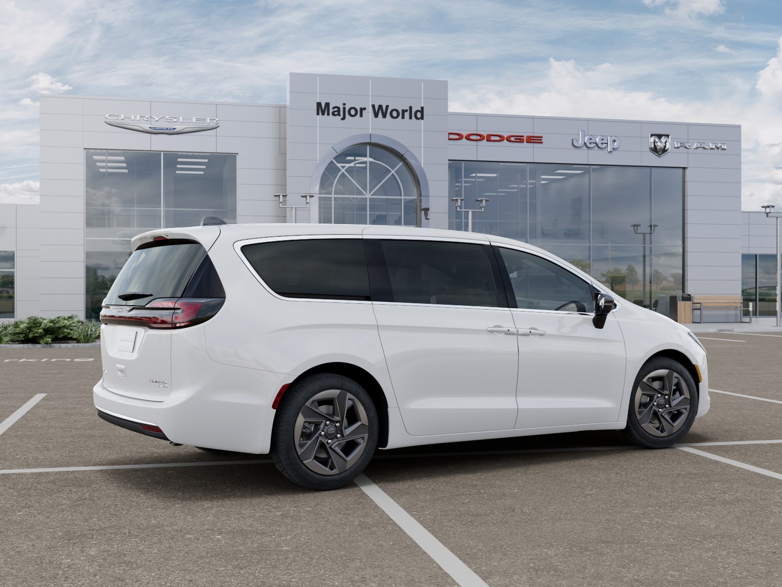 New 2027 Bright White Clear-Coat Exterior Paint Chrysler Limited image 4