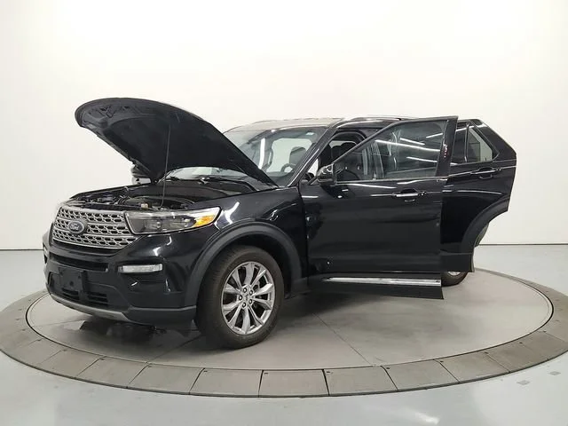 Used 2021 Agate Black Metallic Ford Limited image 11