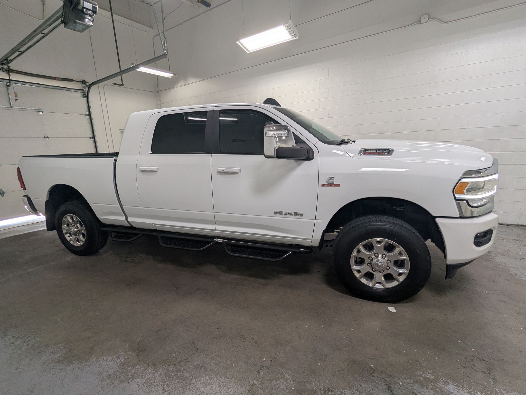 Used 2024 Bright White Clearcoat Ram Laramie image 3
