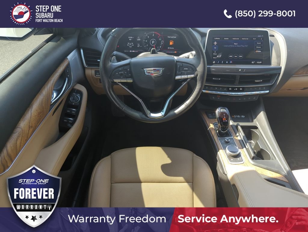 Used 2023 White Cadillac Premium Luxury image 14