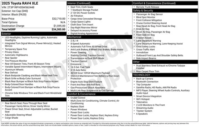 Used 2025 Ice Toyota XLE image 13