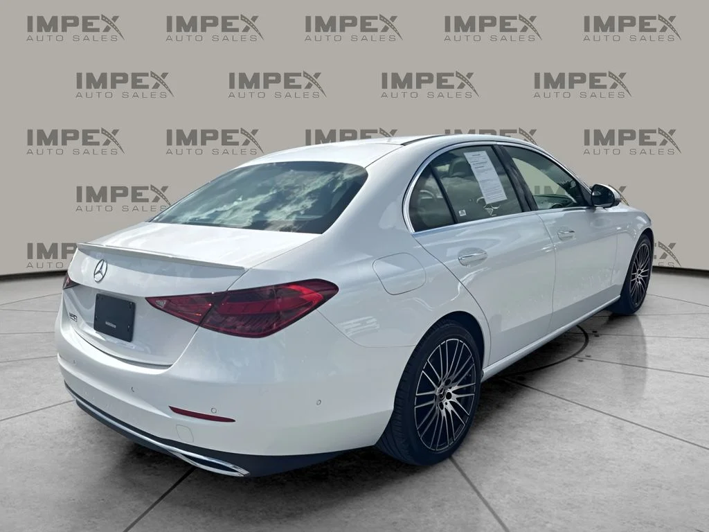 Used 2023 White Mercedes-Benz C 300 image 3