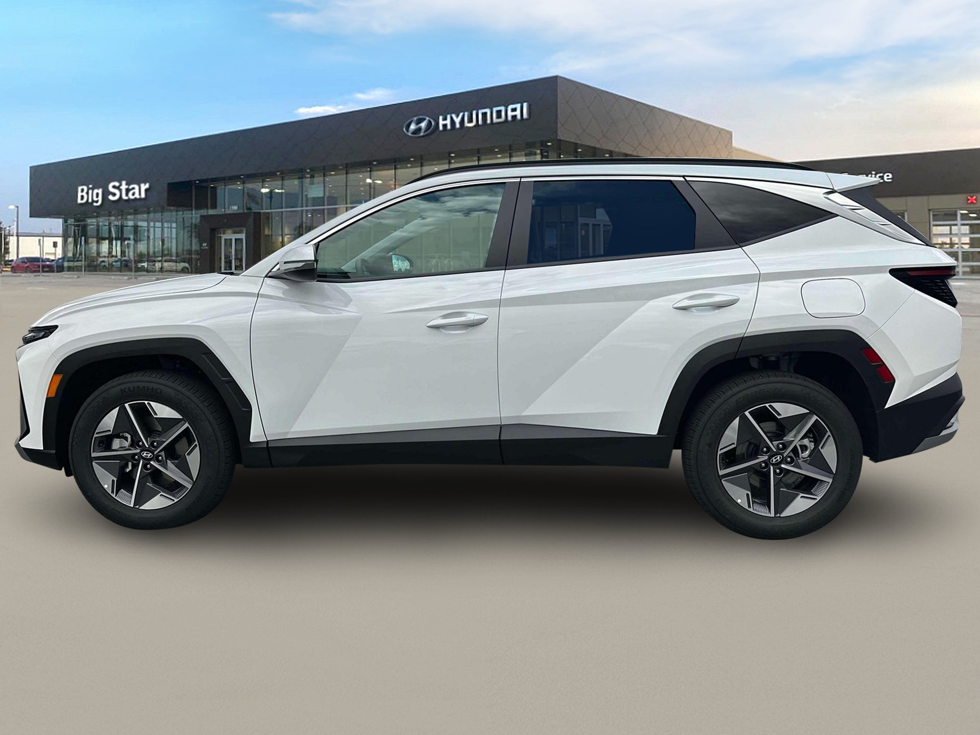 New 2025 Serenity White Pearl Hyundai SEL Convenience FWD image 3