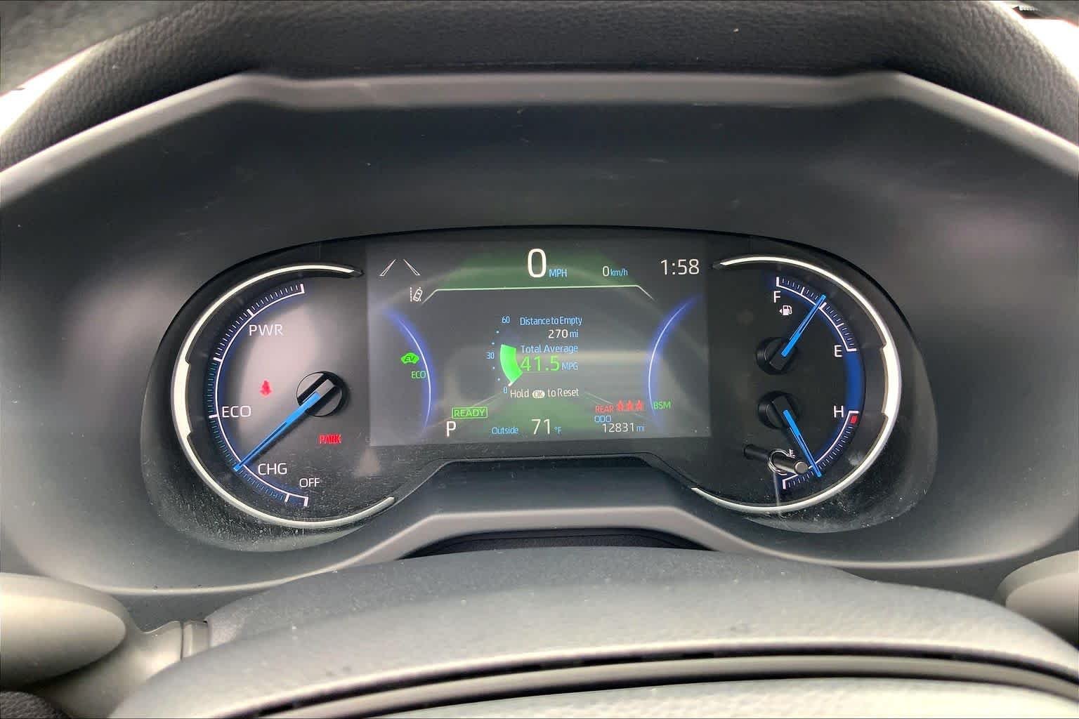 Used 2025 Magnetic Gray Metallic Toyota Hybrid LE image 26