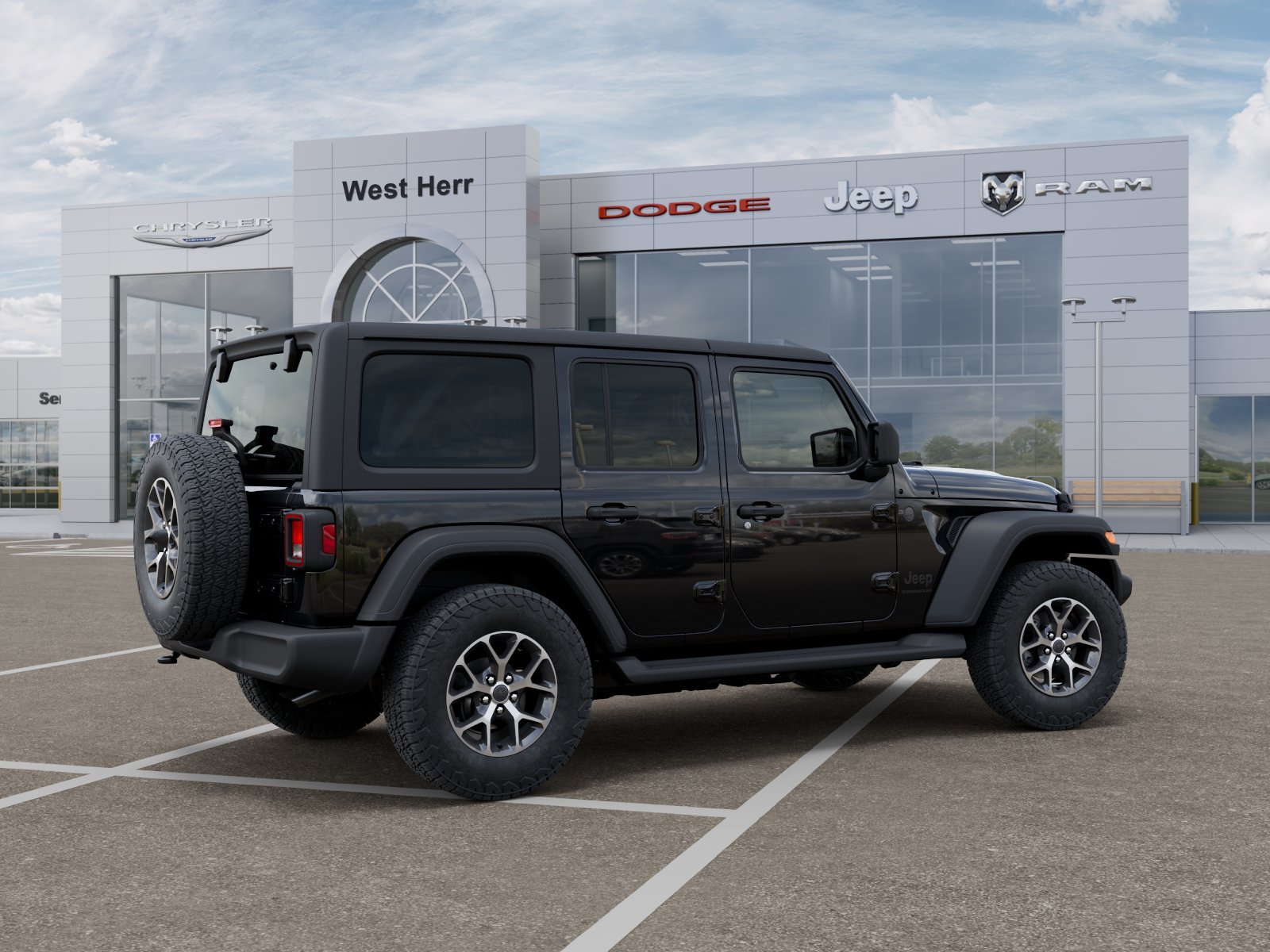 New 2026 Black Clear-Coat Exterior Paint Jeep Sport S image 16