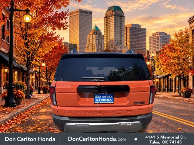 New 2026 Sunset Orange Honda TrailSport Elite Blackout image 5