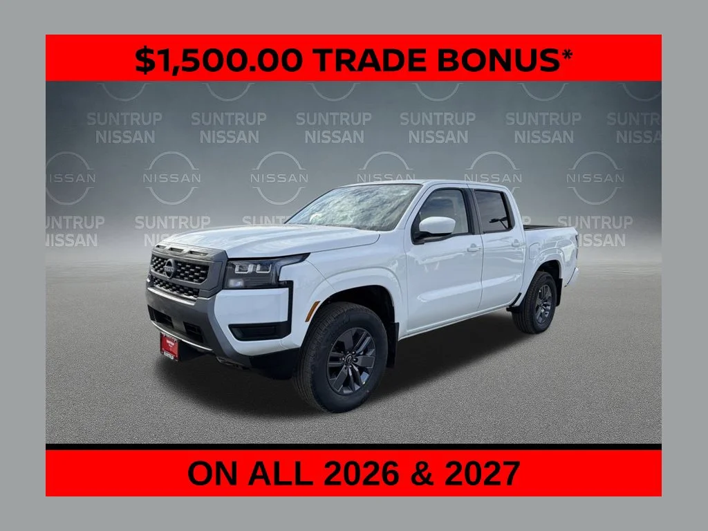 New 2026 Glacier White Nissan SV image 1