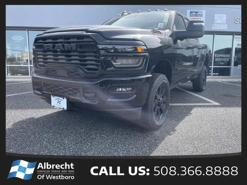 New 2026 Diamond Black Crystal Pearl-Coat Exterior Paint RAM Big Horn image 1