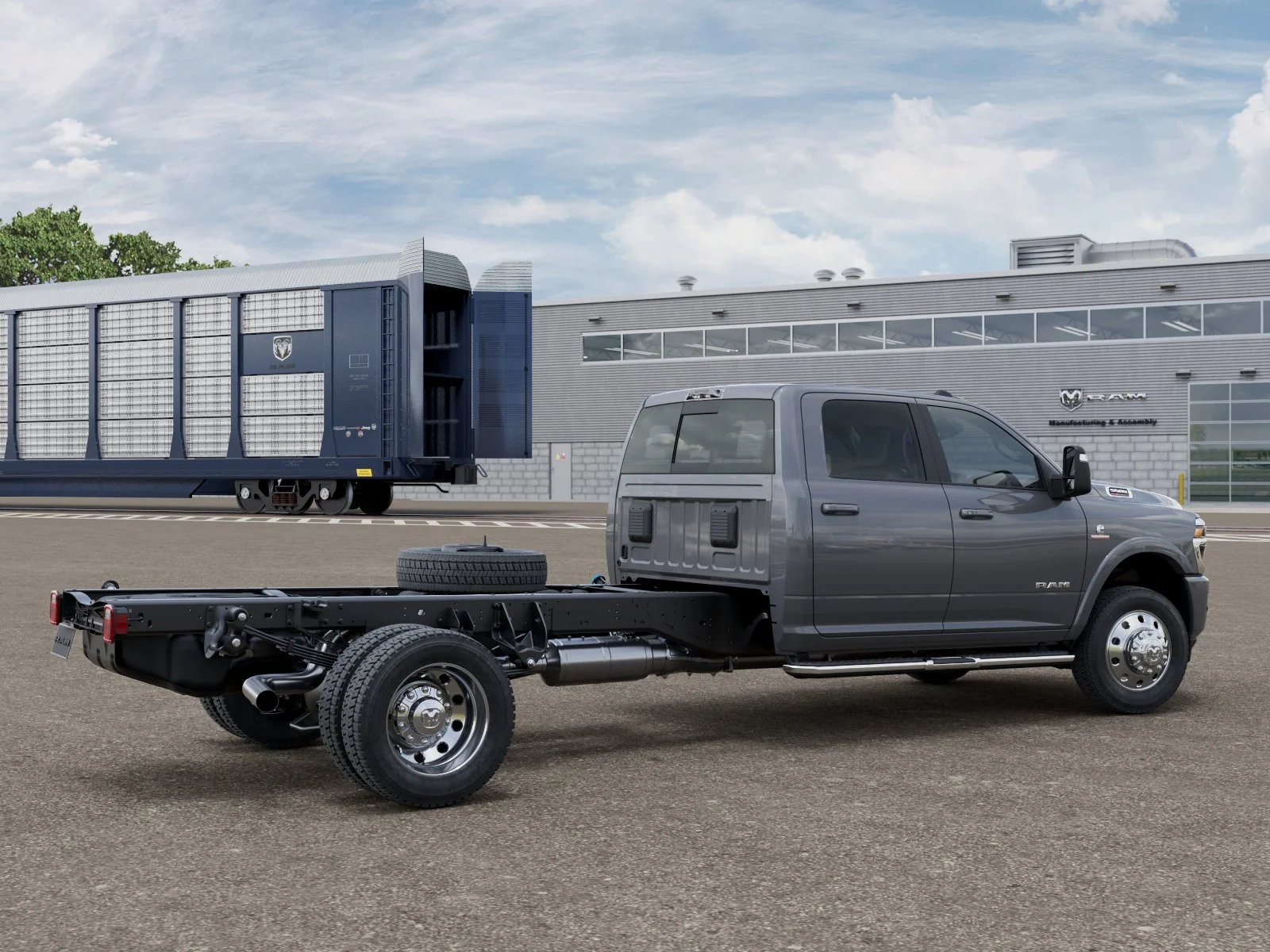 New 2026 Ceramic Gray Clear-Coat Exterior Paint RAM TRADESMAN image 2