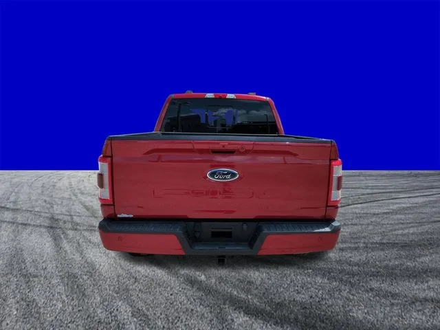 Certified Used 2021 Red Metallic Ford Lariat image 5