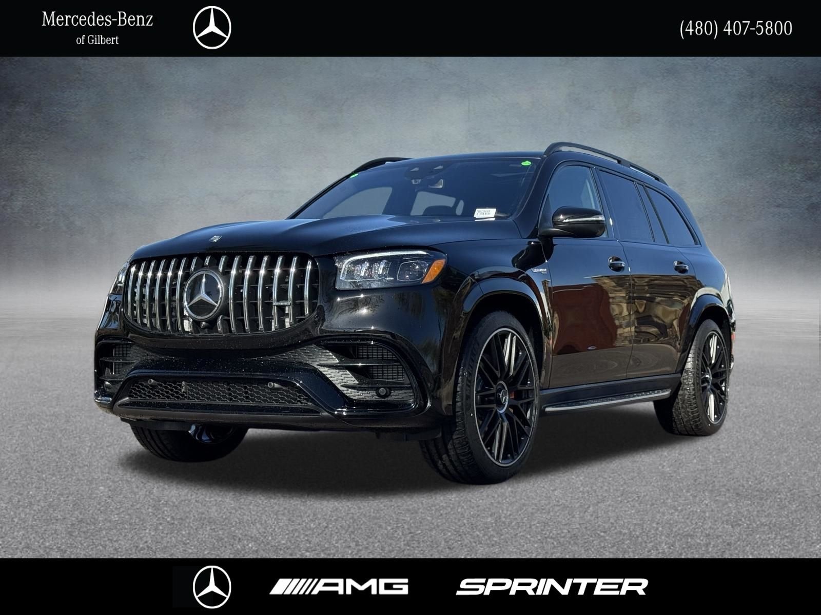 New 2026 Obsidian Black Metallic Mercedes-Benz GLS 63 AMG® image 1