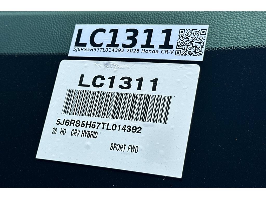 Certified Used 2026 Meteorite Gray Metallic Honda 2WD Sport Hybrid image 111