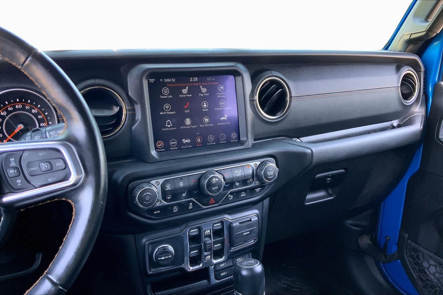 Used 2022 Hydro Blue Pearlcoat Jeep Unlimited High Altitude image 7