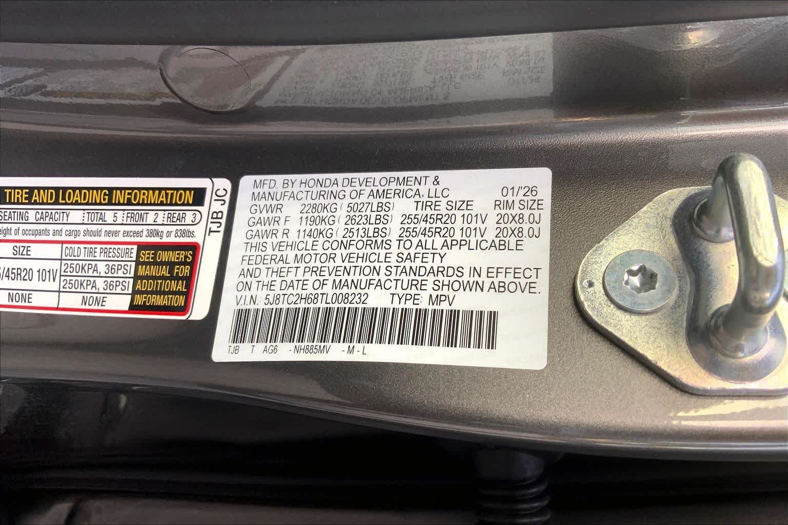 Used 2026 Liquid Carbon Metallic Acura w/A-Spec Package image 35