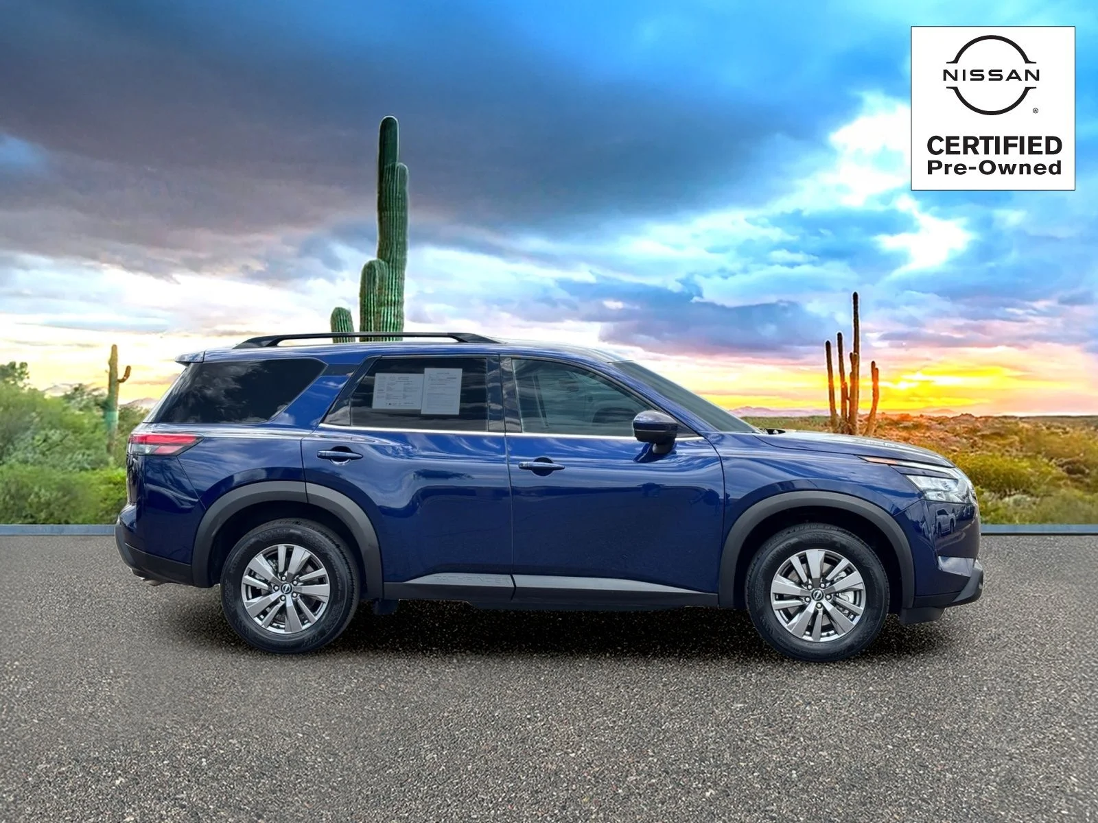 Used 2025 Deep Ocean Blue Pearl Nissan SV image 5