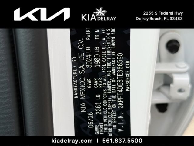 New 2026 Snow White Pearl Kia LX image 30