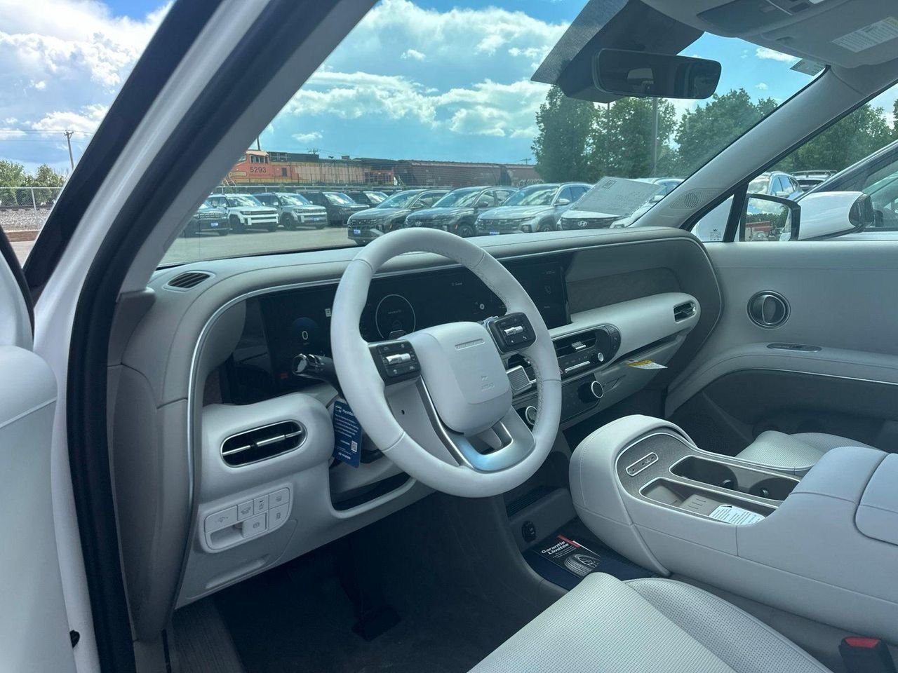 New 2026 White Hyundai SEL Premium AWD image 8