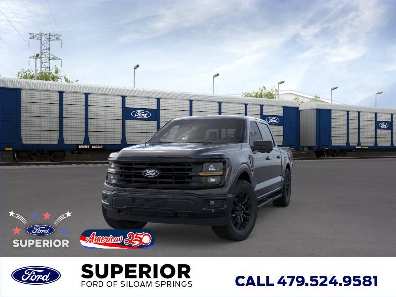 New 2026 Agate Black Metallic Ford XLT image 2