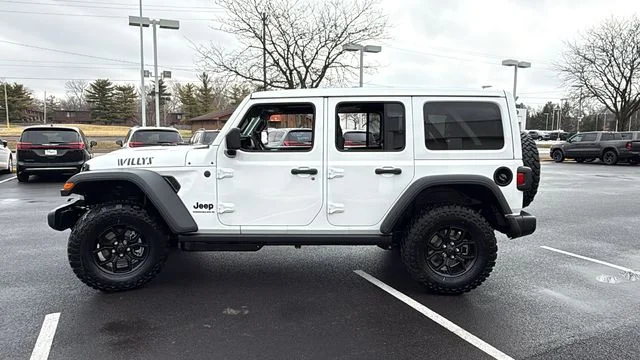 New 2026 Bright White Clear-Coat Exterior Paint Jeep Willys image 5