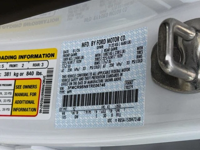 New 2026 Oxford White Ford Big Bend image 32