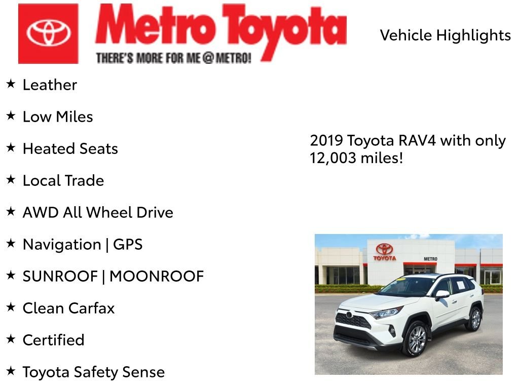 Certified Used 2019 White Toyota Limited image 8