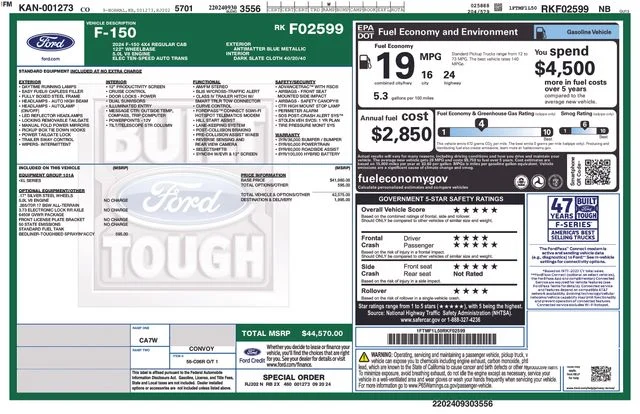 Used 2024 Blue Ford XL image 12