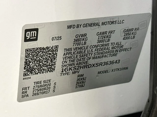 Certified Pre-Owned 2025 GMC Yukon XL AT4