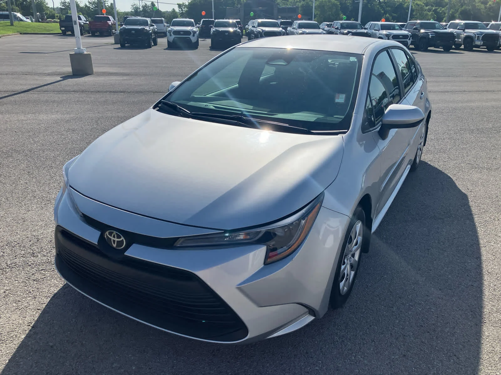 Certified Used 2026 Classic Silver Metallic Toyota LE image 4