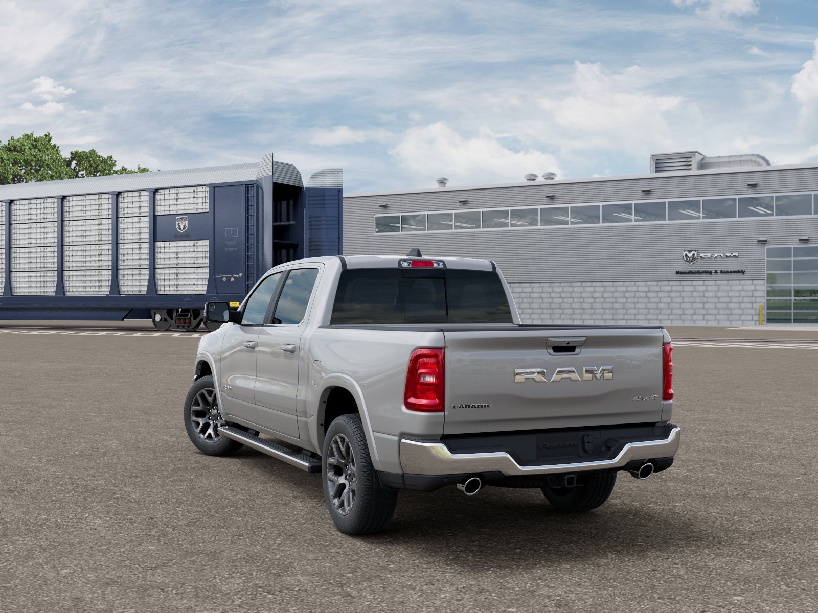 New 2026 Silver Zynith Exterior Paint RAM LARAMIE image 3