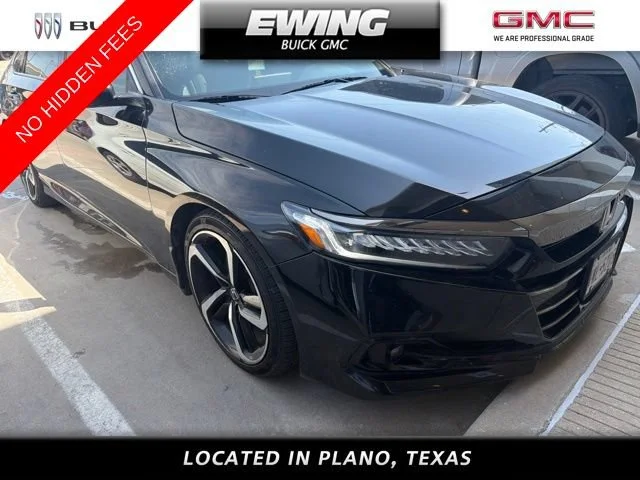 Used 2021 Black Honda Sport Special Edition image 1