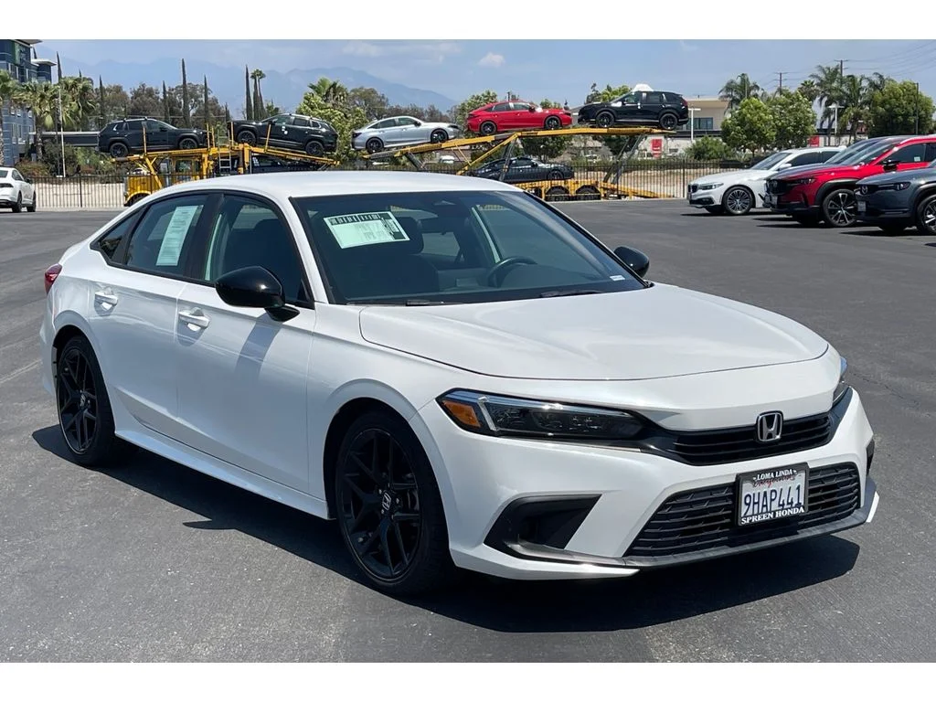 Used 2023 Platinum White Pearl Honda Sport image 8