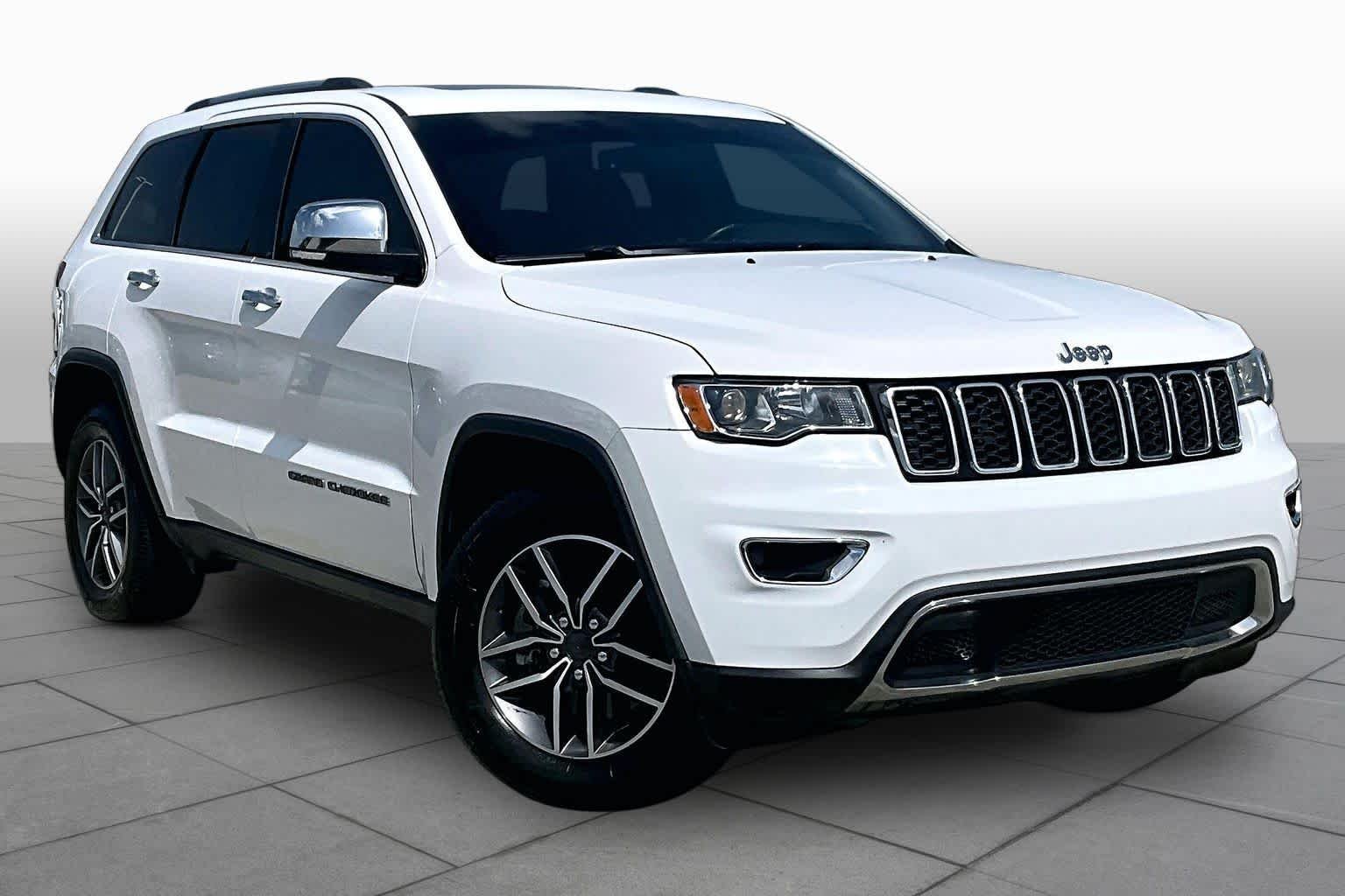 Used 2021 Bright White Clearcoat Jeep Limited image 2